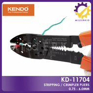 KENDO 8" Wire Stripper / Stripping Pliers Crimping, AWG 10 to 22, 0.75--6.0mm, KD-11704