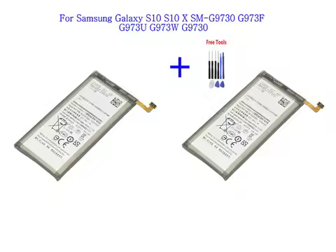 2x 3400mAh EB-BG973ABU Replacement Battery For Samsung Galaxy S10 S10 X SM-G9730 G973F G973U G973W G