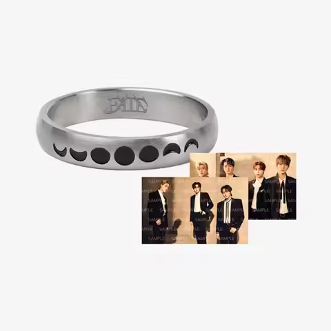 Kpop EN Rings Photo Cards Member JUNGWON HEESEUNG JAY JAKE SUNGHOON SUNOO NI-KI Rings Fans Jewelry