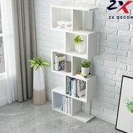 2X Decor - Kệ Sách Ziczac Để Sàn Hiện Đại Cao Cấp - 2X021