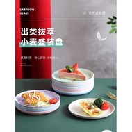 #187 6pcs Set Round Plate 15cm (Ready Stock)