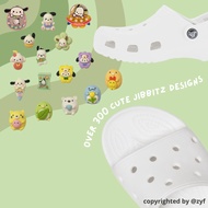 💜[SG] Fast Shipping - Pochacco / Sumikko Gurashi Jibbits / Jibbits Charm for Crocs Sandals / Cute Sa