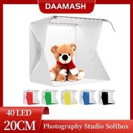 [24H Ship]  20cm LED Light Room Photo Studio Photography Lighting Tent 6 Backdrop Mini Cube Box
