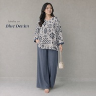 Juleha Jumbo One Set Rayon Busui Pajamas Sleepwear ComfortableWanita