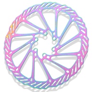 6 Bolt Bike Oil Slick Disc Rotor 120/140/160/180/203mm MTB Disc Rotor Road Bicycle Disc Titanium Alloy Bike Disc