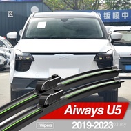 Untuk Aiways Aiways U5 2019-2023 Bilah Pengelap Cermin Depan 2pcs Aksesori Cermin Tingkap 2020 2021 