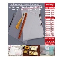 Thin Glue OPP Plastic 7X18, 8X18, 9X18, 10X18, 11X18, 12X18, 13X18, 14X18, 15X18, 16X18, 17X18