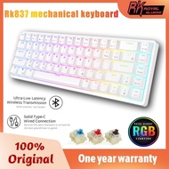 Royal Kludge RK837 RKG68 Mechanical Mini Wireless Keyboard With 60 Percent RGB Backlit Hotswap RK G68- RK/Cherry/Gateron