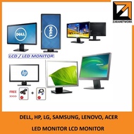 LCD TFT / LCD / LED , DELL, HP,  LENOVO,SAMSUNG, / LCD 20 ~ 24 inch WIDESCREEN LED MONITOR LCD MONIT