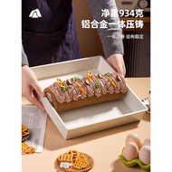Qingyezuo Heightened Square Cake Roll Mold 28 x 28 Swiss Snowflake Crisp Baking Pan Oven Baking Tool