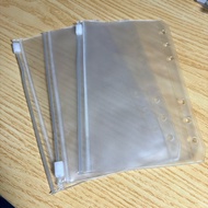 A6 Ziplock Pouch Refill Binder 6 holes 12pcs
