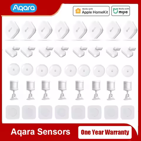 Aqara Temperature Sensor Motion Sensor Zigbee Door Sensors Water Wireless Mini Switch Smart Home Wor