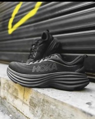 🛒HOKA ONE ONE Bondi 8 邦代8 長距離公路低幫 跑步鞋男款 黑色