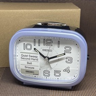 [TimeYourTime] Seiko Clock QHK060L Quiet Sweep Silent Movement Bell Alarm Light Alarm Clock QHK060