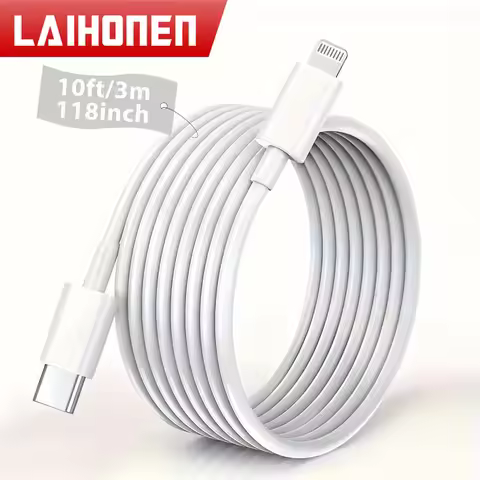 LAIHONEN UsB C to Lightning 1 Pack UsB C Lightning 1m 2m 3m C to L Cable Fast Charging forMacBook Pr
