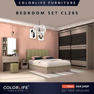 [FREE SHIPPING & FREE INSTALLATION] Color Life CL205 Bedroom Set / Customize Bedroom Set /4 IN 1 Spe