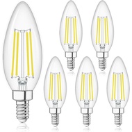 winshine E12 Candelabra LED Bulbs Dimmable 4000K Daylight 60W Equivalent,Type B Light Bulb for Chand
