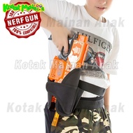 [ Ready Stock] Nerf Leg Bag Storage Gun Sarung Pistol Nerf Soft Bullet