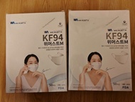 正版 全新 韓國 口罩 KF94 50個