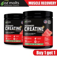 Ozmolts Watermelon Flavor Creatine Powder Muscle Easier Body Absorption Creatine Monohydrate Powder