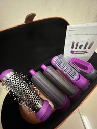 Five-In-One Cross-Border Curling Iron, Hair Dryer Comb, Multi-Functional Straight and Curling Dual-U