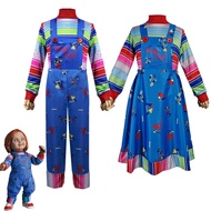 Ghost Doll Back to the Soul Clothes Chucky cos Costume Children Adult Style Halloween Thriller Overa