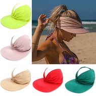 Spring and Summer New Hat Female Sun Hat Female UV Protection Elastic Topless Hat