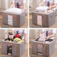 Foldable Storage Box 66L/110L Foldable Storage Box Organizer Box Clothes Toys, Books Multipurpose St