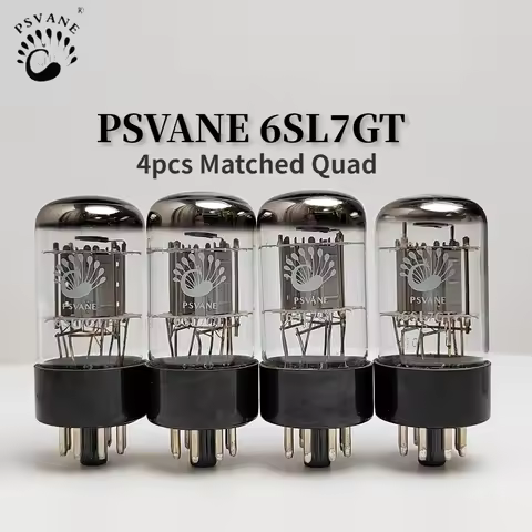PSVANE 6SL7 6SL7GT Vacuum Tube Hifi Audio Valve Upgradat 6H9C 6N9P 5691 ECC35 6SL7 Electron Tube Amp