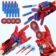Spider Web Shooters, Superhero Toys, Spider Web Plastic Launcher Glove with Wrist Toy Set, Safe Outd