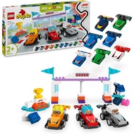 [BricksInBoots] LEGO DUPLO Town F1 Team Race Cars & Drivers (10445)(70 Pieces)