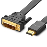 HDMI to DVI 24+1 flat cable UGREEN 30142 30141 HD106
