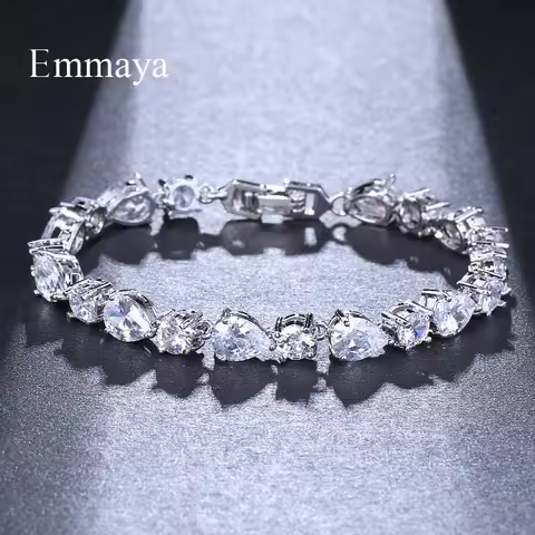 Emmaya Luxurious AAA Zircon Elements 3 Colors Austrian Crystal Bracelets Fashion Jewelry For Women L