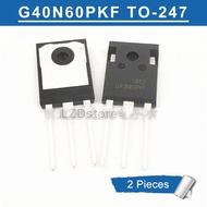2pcs G40N60PKF TO-247 40N60 G40N60 40A/600V IGBT Transistor new original