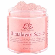 ▶$1 Shop Coupon◀  Pure Himalayan Salt Scrub, Exfoliating Body Scrub for Soft and Healthy Skin, Pink