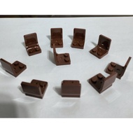 Lego chair 2x2 as picture reddish brown