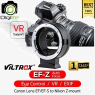 Viltrox Adapter EF-Z mount Lens Auto Focus Convert Canon To Nikon Z-mount Camera-Digilife Thailand 1 Year