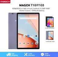 [2023 New]MAGCH Tab T10/Y103 Tablet 10.1 Inch Android 11 6580mAh 4GB RAM 64GB ROM 4G WIFI LTE Tablets Wifi And Bluetooth Support OTG 8MP Camera Kids Tablet
