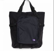 日本預訂 2色選 the north face purple label 防水料 刺繡 拼色背包