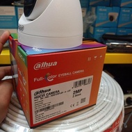 DAHUA INDOOR 2MP COLORVU BUILT-IN MIC CCTV CAMERA OFFICIAL DAHUA WARRANTY