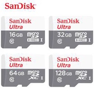 【原廠公司貨】100MB SanDisk 128G/64G/32G microSD C10 手機、監視器記憶卡