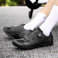 Korea Plus Size 36-47 Lockless Cycling Shoes Bicycle Shoes Lace-Free Bicycle Shoes Rotating Buckle Cycling Shoes Couple Cycling Shoes Road Sole Bicycle Shoes Men Women Lightweight Breathable Sports/Sports Shoes SH-RP2 Road Bicycle Shoes COD