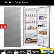 Elba 570L Frost Free Upright Freezer EUF-K5744FF(SV) With Large Size Compartment And Universal Caste