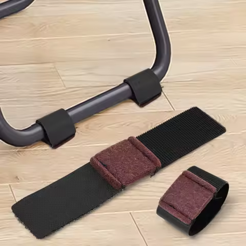 2/4/6PCS Non-Slip Chair Leg Felt Pads Table Foot Holder Hook Loop Fasteners for Office Chair U-shape