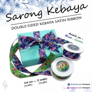 Cabin Crew Kebaya Ribbon Double sided Satin - Singapore Airlines SQ SIA