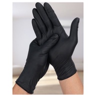 HITAM Black Nitrile/N Gloves