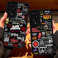 S20 Rock Band Casing for OPPO A60 A78 A38 A58 A18 A17 A17K A98 5G black