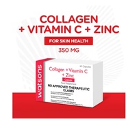 Watsons Collagen + vitamin c + zinc 350 mg 60 capsules)