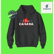 Hoodie By Canada, Canada, Cotton Fleece material. PREMIUM GIFT SOUVENIR