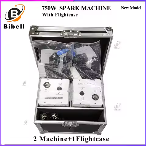 2Pcs/Lot 750W Cold Spark Machine Stage Effect Remote Control Wedding Celebration Lighting Fountain F